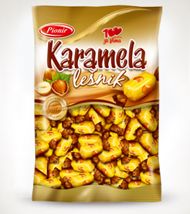Lešnik karamela